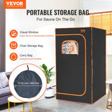 Outdoor Sofas & Lounge Sets: VEVOR Portable Steam Sauna Tent Full Size 1000W Personal Sauna Blanket W/ Chair, 880 x 880 x 1600 mm