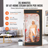 Blankets & Throws: VEVOR Portable Steam Sauna Tent Full Size 2000W Personal Sauna Blanket W/ Chair,880 x 880 x 1780 mm