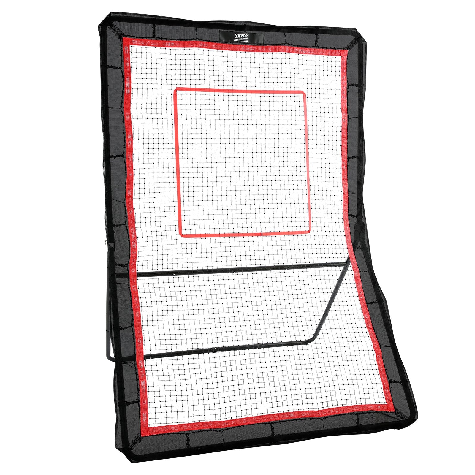 Basketball & Basketball Accessories: VEVOR Lacrosse Rebounder for Backyard, 5x7 Ft Volleyball Bounce Back Net, Pitchback Throwback Baseball Softball Return Training Screen, Adjustable Angle Shooting Practice Training Wall with Target