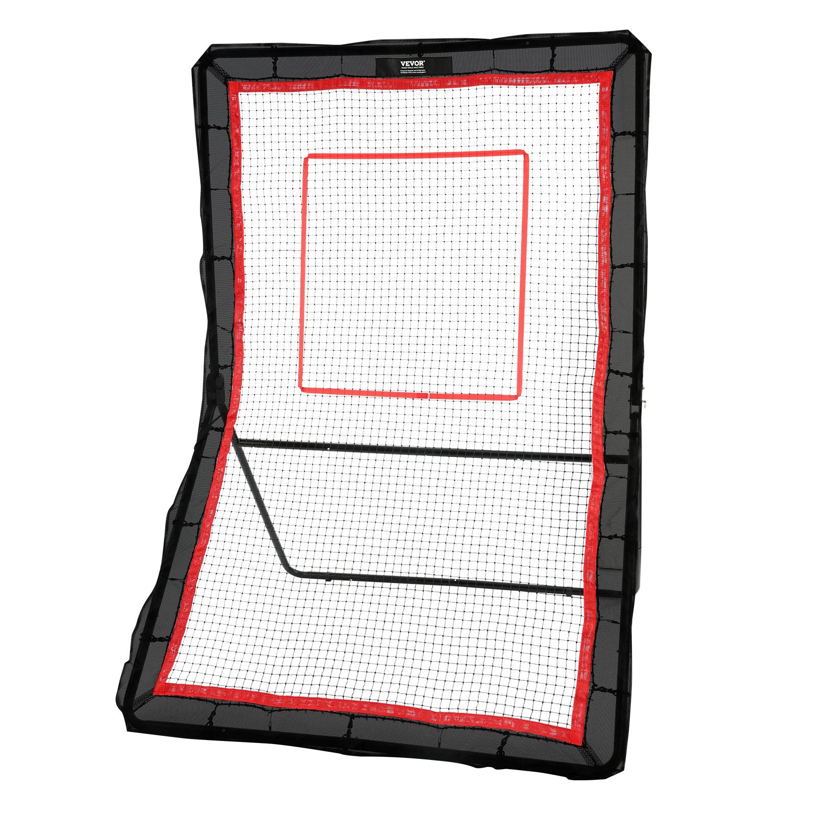Basketball & Basketball Accessories: VEVOR Lacrosse Rebounder for Backyard, 5x7 Ft Volleyball Bounce Back Net, Pitchback Throwback Baseball Softball Return Training Screen, Adjustable Angle Shooting Practice Training Wall with Target