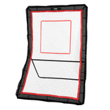 Basketball & Basketball Accessories: VEVOR Lacrosse Rebounder for Backyard, 5x7 Ft Volleyball Bounce Back Net, Pitchback Throwback Baseball Softball Return Training Screen, Adjustable Angle Shooting Practice Training Wall with Target