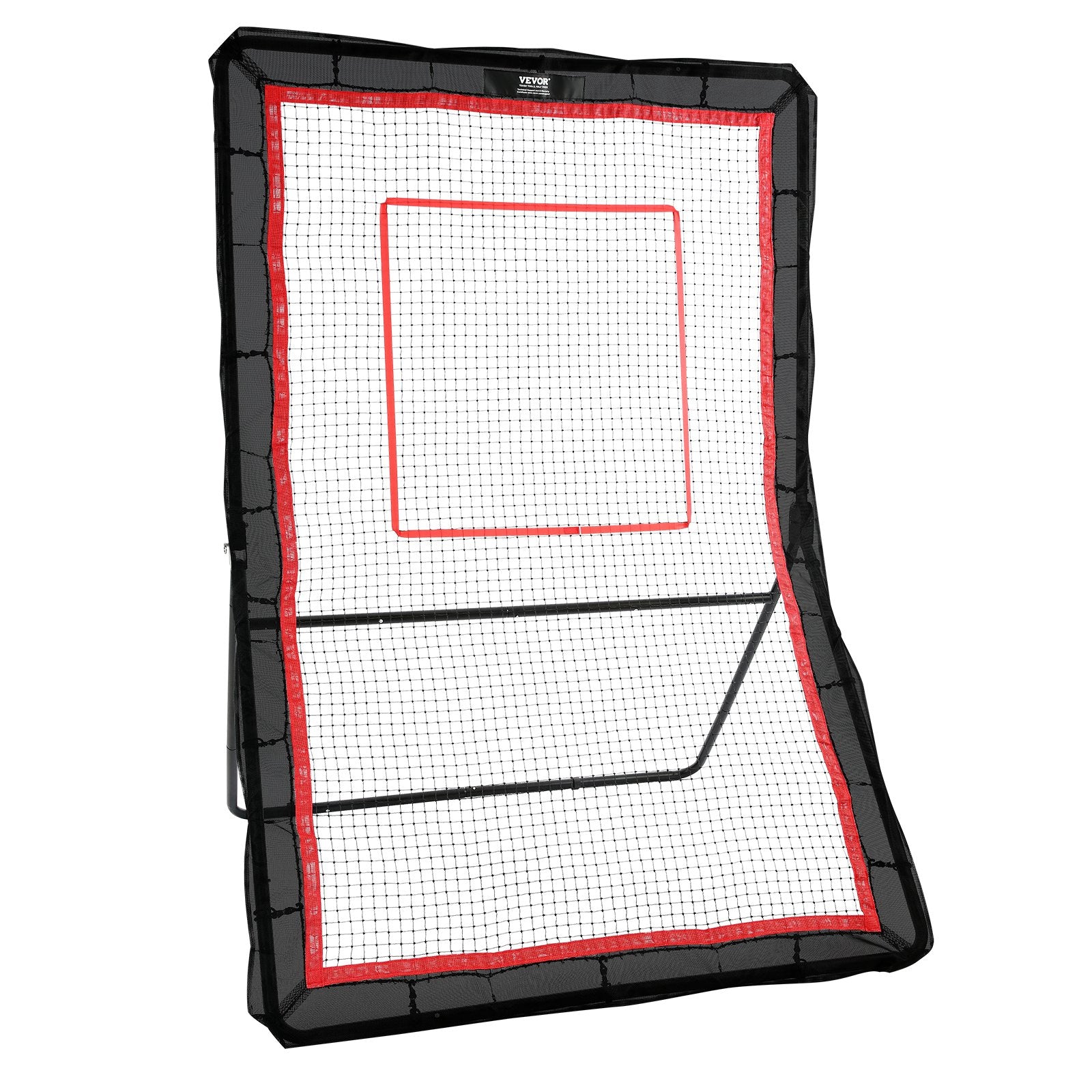 Basketball & Basketball Accessories: VEVOR Lacrosse Rebounder for Backyard, 5x7 Ft Volleyball Bounce Back Net, Pitchback Throwback Baseball Softball Return Training Screen, Adjustable Angle Shooting Practice Training Wall with Target