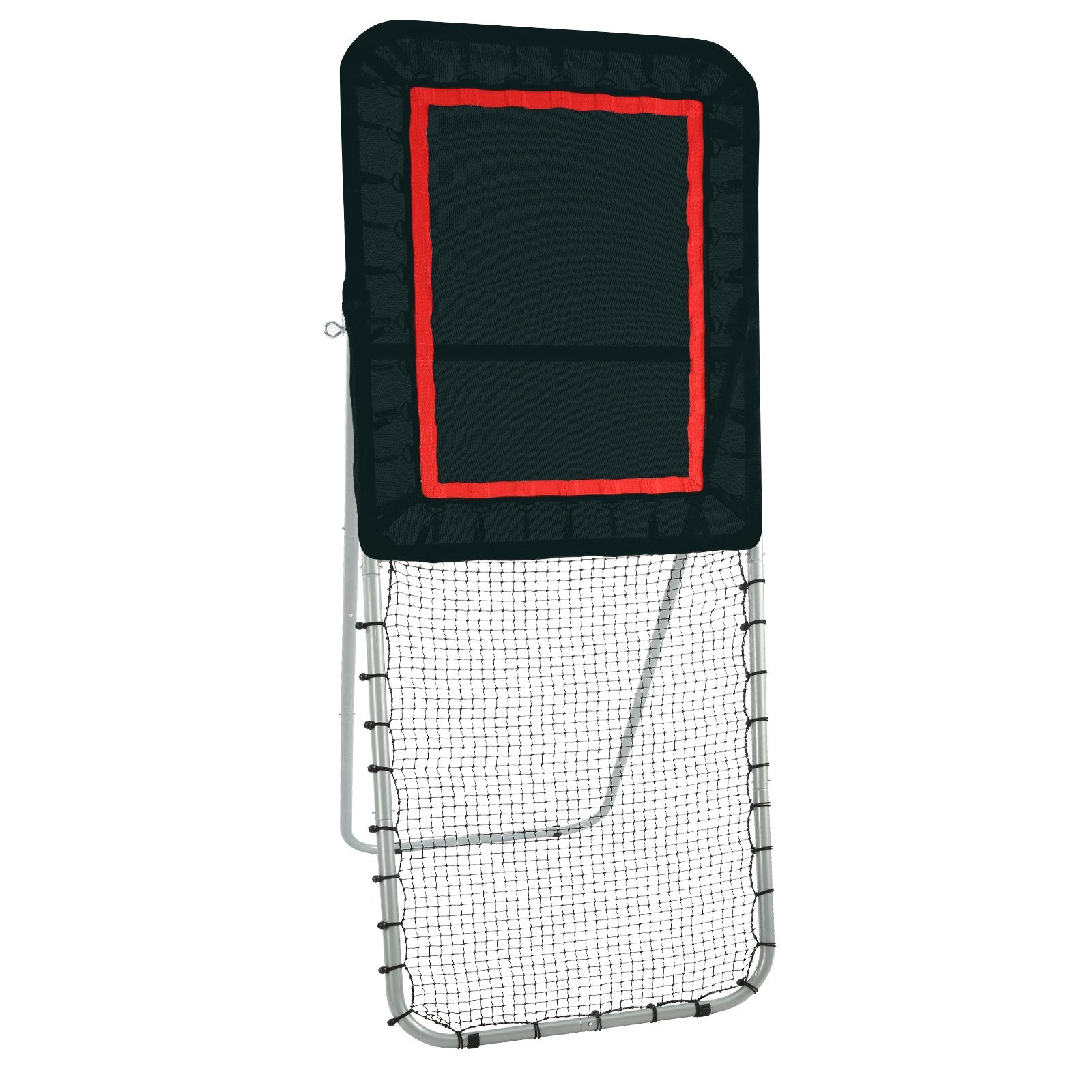 Basketball & Basketball Accessories: VEVOR Folding Lacrosse Rebounder for Backyard, 3x8 Ft Volleyball Bounce Back Net, Pitchback Throwback Baseball Softball Return Training Screen, Adjustable Angle Shooting Practice Training Wall, Black