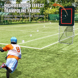 Basketball & Basketball Accessories: VEVOR Folding Lacrosse Rebounder for Backyard, 3x8 Ft Volleyball Bounce Back Net, Pitchback Throwback Baseball Softball Return Training Screen, Adjustable Angle Shooting Practice Training Wall, Black