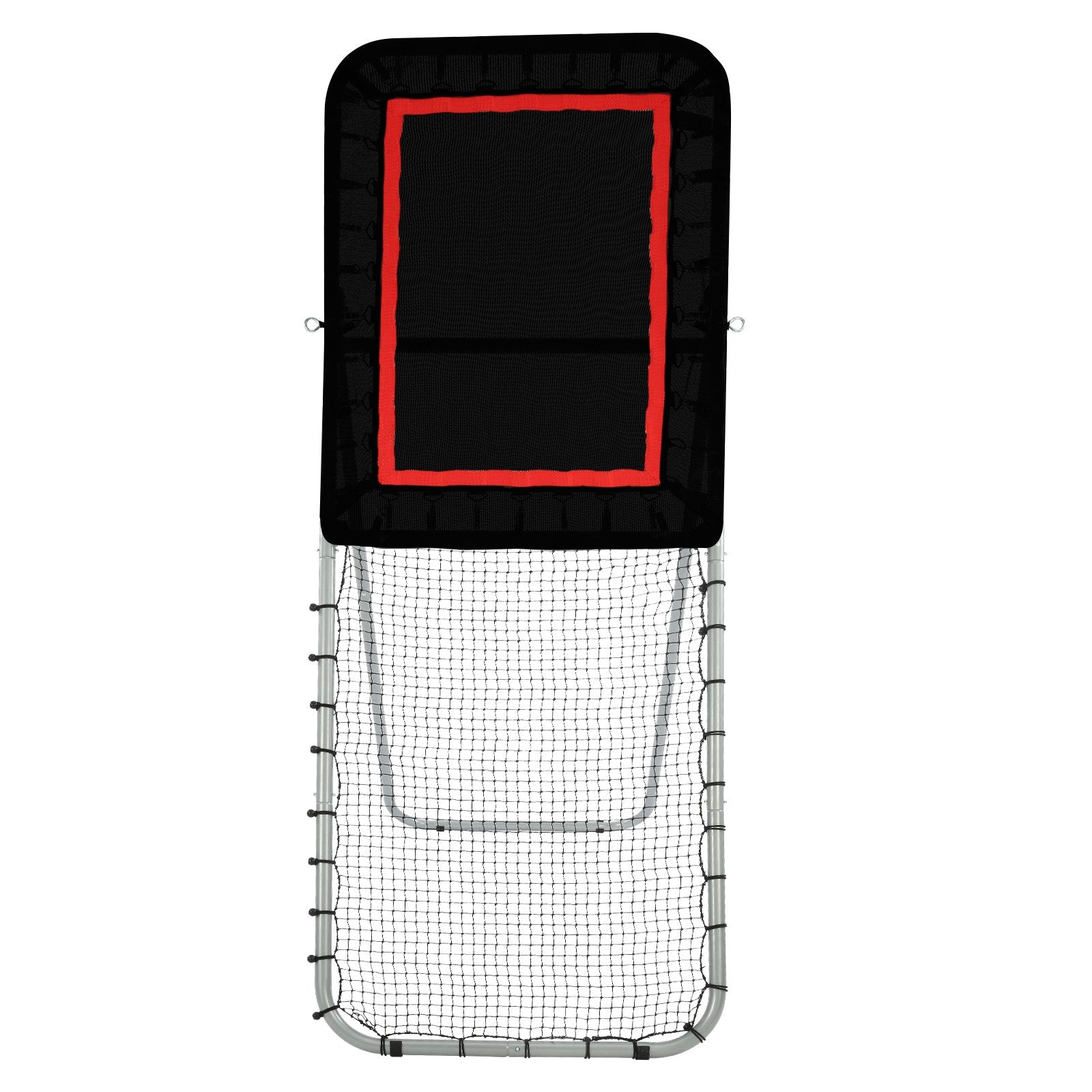 Basketball & Basketball Accessories: VEVOR Folding Lacrosse Rebounder for Backyard, 3x8 Ft Volleyball Bounce Back Net, Pitchback Throwback Baseball Softball Return Training Screen, Adjustable Angle Shooting Practice Training Wall, Black