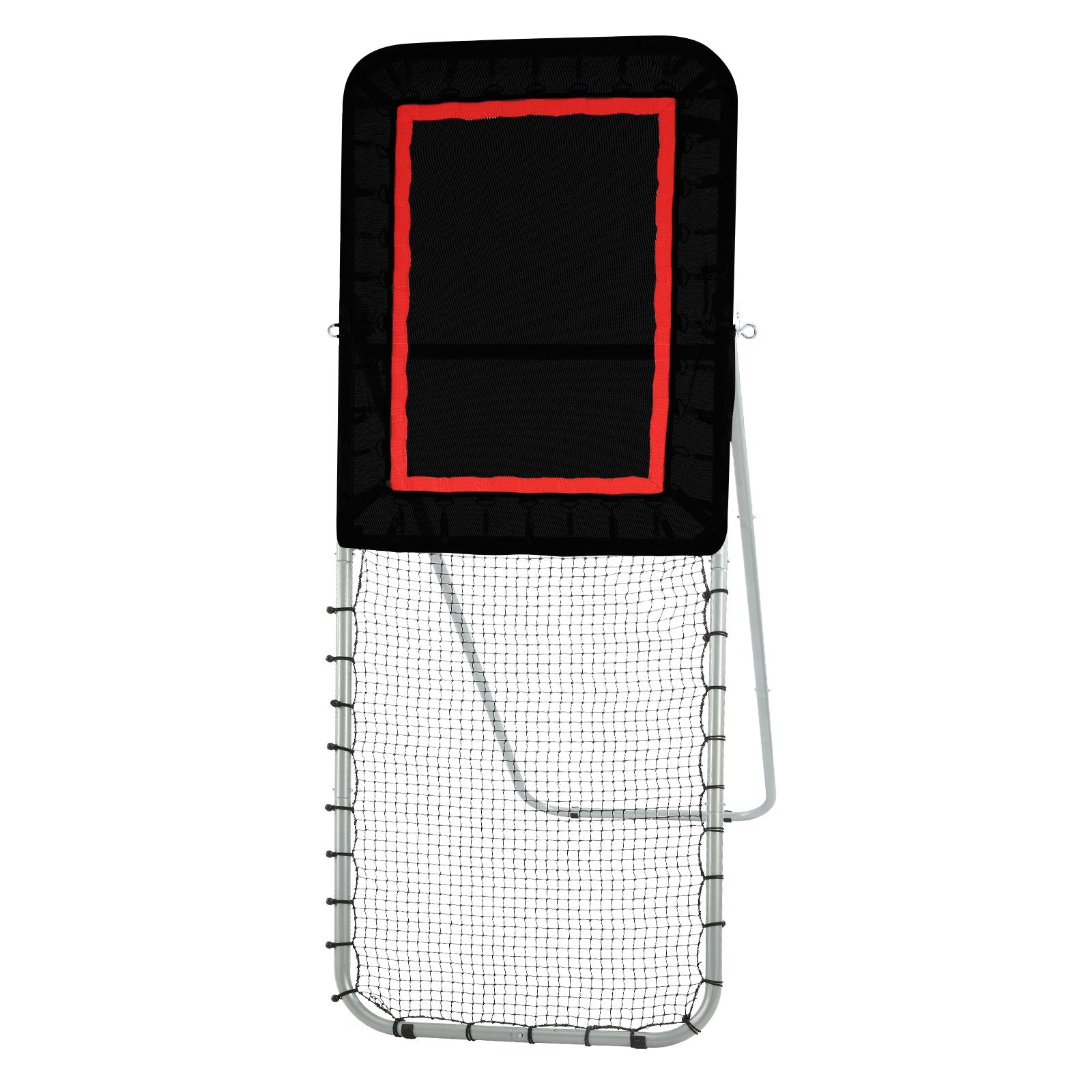 Basketball & Basketball Accessories: VEVOR Folding Lacrosse Rebounder for Backyard, 3x8 Ft Volleyball Bounce Back Net, Pitchback Throwback Baseball Softball Return Training Screen, Adjustable Angle Shooting Practice Training Wall, Black