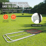 Basketball & Basketball Accessories: VEVOR Folding Lacrosse Rebounder for Backyard, 3x4 Ft Volleyball Bounce Back Net, Pitchback Throwback Baseball Softball Return Training Screen, Adjustable Angle Shooting Practice Training Wall, Black