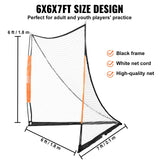 Basketball & Basketball Accessories: VEVOR Lacrosse Goal, 1.8mx1.8m Lacrosse Net, Portable Lacrosse Goal with Carry Bag, Fiberglass Rod Backyard Lacrosse Training Equipment, Easy Setup Collegiate Goal, Perfect for Youth Adult Training