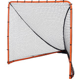 Basketball & Basketball Accessories: VEVOR Lacrosse Goal, 1.8mx1.8m Lacrosse Net, Folding Portable Backyard Lacrosse Training Equipment, Steel Frame Training Net, Quick & Easy Setup Lacrosse Goal, Perfect for Youth Adult Training, Orange