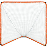 Basketball & Basketball Accessories: VEVOR Lacrosse Goal, 6' x 6' Lacrosse Net, Steel Frame Backyard Lacrosse Training Equipment, Portable Lacrosse Goal with Carry Bag, Quick & Easy Setup, Perfect for Youth Adult Training, Orange