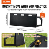 Soccer & Soccer Accessories: VEVOR Soccer Rebounder Board, 100x40 cm Portable Soccer Wall with 2 Angles Rebound, Foldable HDPE Kickback Rebound Board, Soccer Training Equipment for Kids and Adults, Passing & Shooting Practice