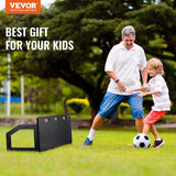 Soccer & Soccer Accessories: VEVOR Soccer Rebounder Board, 100x40 cm Portable Soccer Wall with 2 Angles Rebound, Foldable HDPE Kickback Rebound Board, Soccer Training Equipment for Kids and Adults, Passing & Shooting Practice