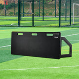 Soccer & Soccer Accessories: VEVOR Soccer Rebounder Board, 115x45 cm Portable Soccer Wall with 2 Angles Rebound, Foldable HDPE Kickback Rebound Board, Soccer Training Equipment for Kids and Adults, Passing & Shooting Practice