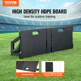 Soccer & Soccer Accessories: VEVOR Soccer Rebounder Board, 45"X13" Portable Soccer Wall with 2 Angles Rebound, Foldable HDPE Kickback Rebound Board, Soccer Training Equipment for Kids and Adults, Passing & Shooting Practice