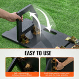 Soccer & Soccer Accessories: VEVOR Soccer Rebounder Board, 45"X13" Portable Soccer Wall with 2 Angles Rebound, Foldable HDPE Kickback Rebound Board, Soccer Training Equipment for Kids and Adults, Passing & Shooting Practice