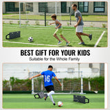 Soccer & Soccer Accessories: VEVOR Soccer Rebounder Board, 45"X13" Portable Soccer Wall with 2 Angles Rebound, Foldable HDPE Kickback Rebound Board, Soccer Training Equipment for Kids and Adults, Passing & Shooting Practice
