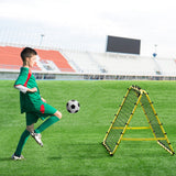 Soccer & Soccer Accessories: VEVOR 40"x35"x37" Soccer Rebounder Net Kick-Back Portable Football Training Gift