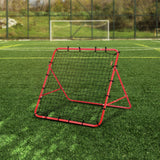 Basketball & Basketball Accessories: VEVOR Soccer Rebounder Rebound Net, Kick-Back 100x100 cm, Portable Football Training Gifts, Fully Adjustable Angles Goal Net, Aids & Equipment for Kids Teens & All Ages, Easy Set Up & Perfect Storage