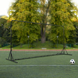 Soccer & Soccer Accessories: VEVOR Soccer Rebounder Net, 12x6FT Iron Soccer Training Equipment, Sports Football Training Gift with Portable Bag, Volleyball Rebounder Wall Perfect for Backyard Practicing, Solo Training, Passing