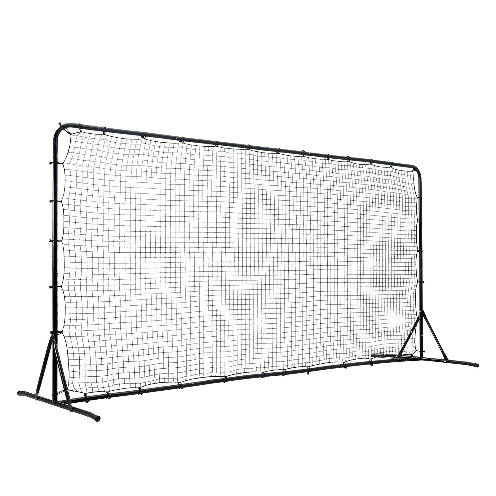 Soccer Rebounder Net, 12x6FT Iron Soccer Training Equipment, Sports Football Training Gift with Portable Bag, Volleyball Rebounder Wall Perfect for Backyard Practicing, Solo Training, Passing