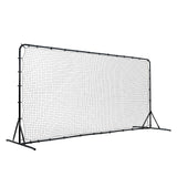 Soccer & Soccer Accessories: VEVOR Soccer Rebounder Net, 12x6FT Iron Soccer Training Equipment, Sports Football Training Gift with Portable Bag, Volleyball Rebounder Wall Perfect for Backyard Practicing, Solo Training, Passing