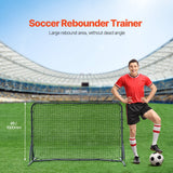 Soccer & Soccer Accessories: VEVOR 6x4FT Soccer Rebound Trainer Soccer Training Equipment Double-Sided Net