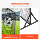 Soccer & Soccer Accessories: VEVOR 6x4FT Soccer Rebound Trainer Soccer Training Equipment Double-Sided Net