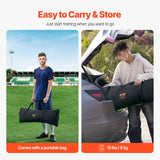 Soccer & Soccer Accessories: VEVOR 6x4FT Soccer Rebound Trainer Soccer Training Equipment Double-Sided Net