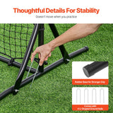 Soccer & Soccer Accessories: VEVOR 6x4FT Soccer Rebound Trainer Soccer Training Equipment Double-Sided Net