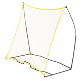 Soccer & Soccer Accessories: VEVOR 7x7FT Soccer Rebounder Portable Soccer Trainer Net with Portable Bag