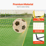 Soccer & Soccer Accessories: VEVOR 7x7FT Soccer Rebounder Portable Soccer Trainer Net with Portable Bag