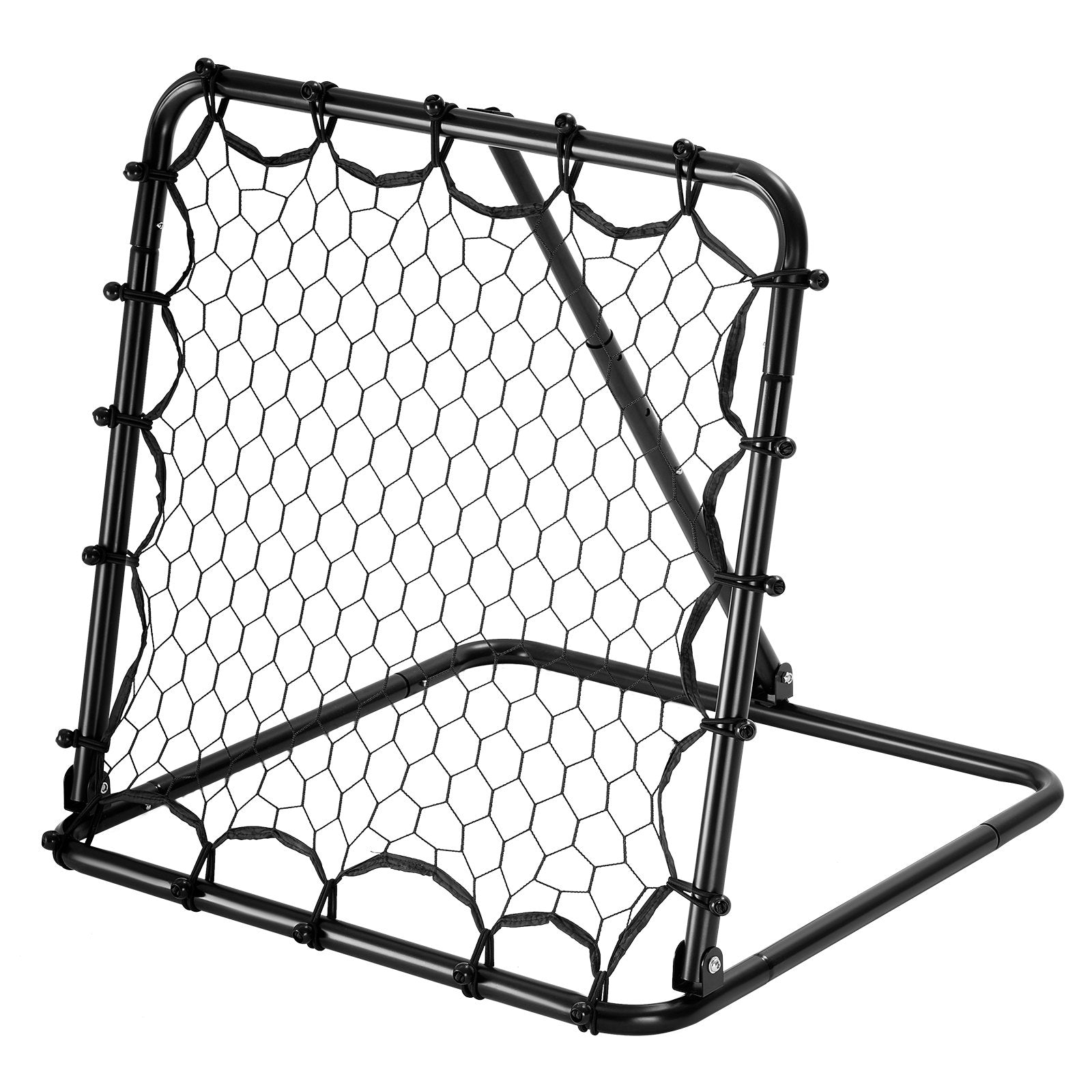 Soccer & Soccer Accessories: VEVOR 34"x34" Soccer Rebounder Net Kick-Back Portable Football Training Gifts