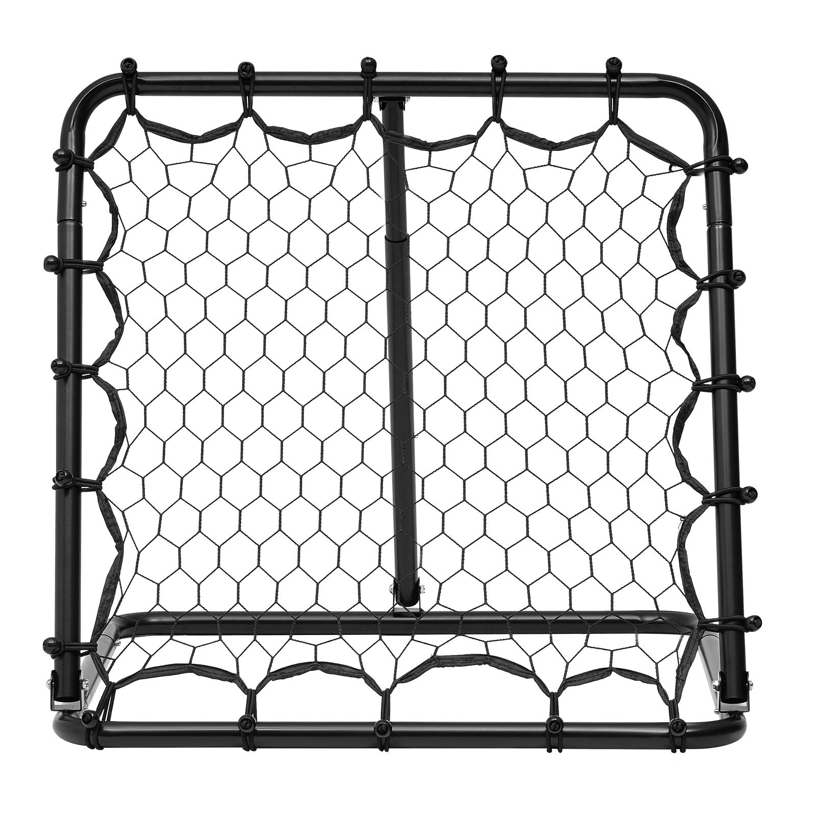 Soccer & Soccer Accessories: VEVOR 34"x34" Soccer Rebounder Net Kick-Back Portable Football Training Gifts