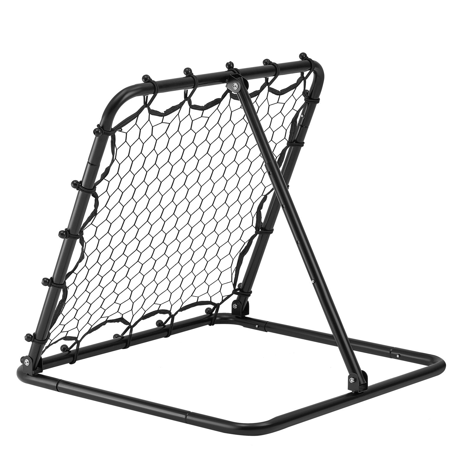 Soccer & Soccer Accessories: VEVOR 34"x34" Soccer Rebounder Net Kick-Back Portable Football Training Gifts