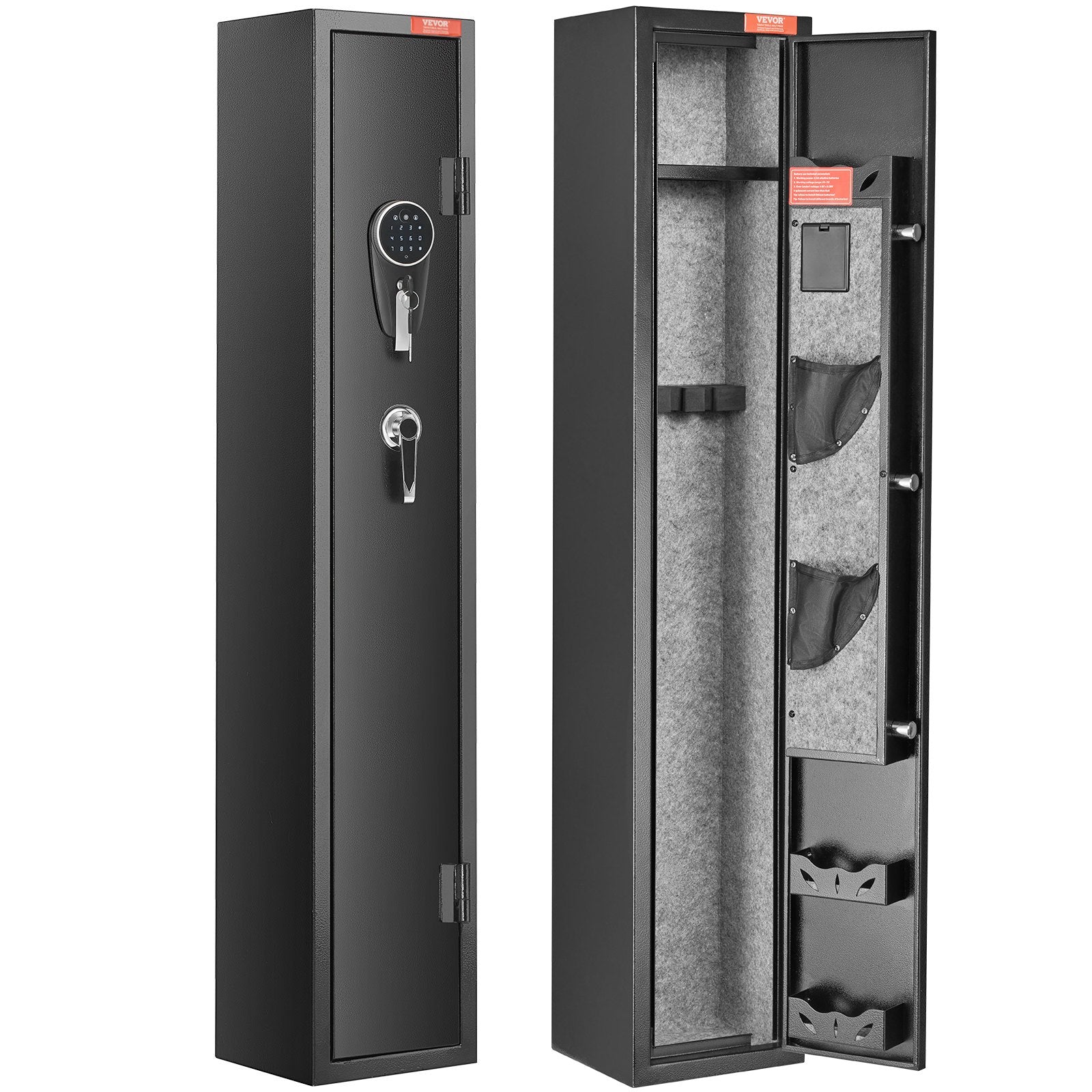Electronic Door Locks: VEVOR Gun Safe Rifle Safe with Digital Keypad & Lock for 3 Rifles and 4 Pistols