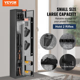 Electronic Door Locks: VEVOR Gun Safe Rifle Safe with Digital Keypad & Lock for 3 Rifles and 4 Pistols