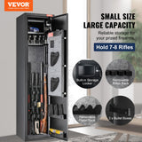 Storage Cabinets & Lockers: VEVOR Gun Safe Rifle Safe with Digital Keypad & Lock 5 Rifles Storage Cabinet