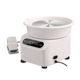 Kitchen Utensils: VEVOR Pottery Wheel, 10 inch Pottery Forming Machine, 350W Electric Wheel for Pottery with Foot Pedal and LCD Touch Screen, Direct Drive Ceramic Wheel with Shaping Tools for DIY Art Craft, White