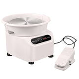 Kitchen Utensils: VEVOR Pottery Wheel, 11 inch Pottery Forming Machine, 450W Electric Wheel for Pottery with Foot Pedal and LCD Touch Screen, Direct Drive Ceramic Wheel with Shaping Tools for DIY Art Craft, White