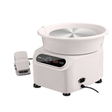 Kitchen Utensils: VEVOR Pottery Wheel, 11 inch Pottery Forming Machine, 450W Electric Wheel for Pottery with Foot Pedal and LCD Touch Screen, Direct Drive Ceramic Wheel with Shaping Tools for DIY Art Craft, White
