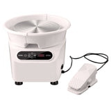 Kitchen Utensils: VEVOR Pottery Wheel, 11 inch Pottery Forming Machine, 450W Electric Wheel for Pottery with Foot Pedal and LCD Touch Screen, Direct Drive Ceramic Wheel with Shaping Tools for DIY Art Craft, White