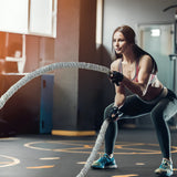 Gym Equipment & Accessories: VEVOR Battle Rope 1.5" 30Ft Gym Workout Strength Training Exercise Fitness Rope