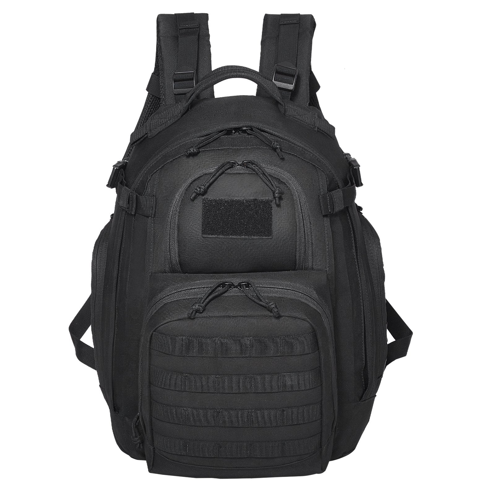 Camp Safety Equipment: VEVOR Tactical Backpack 25L Military Backpack with Molle Mode & Sponge Pad Black
