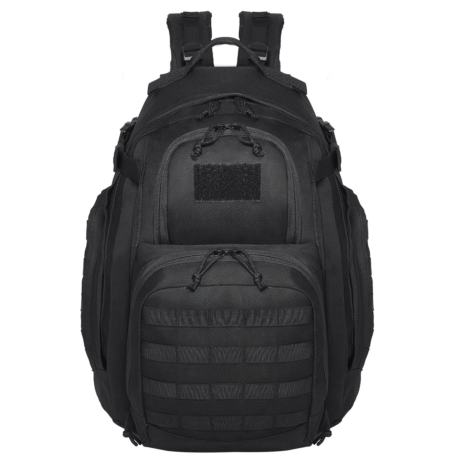 Camp Safety Equipment: VEVOR Tactical Backpack 40L Military Backpack with Molle Mode & Sponge Pad Black