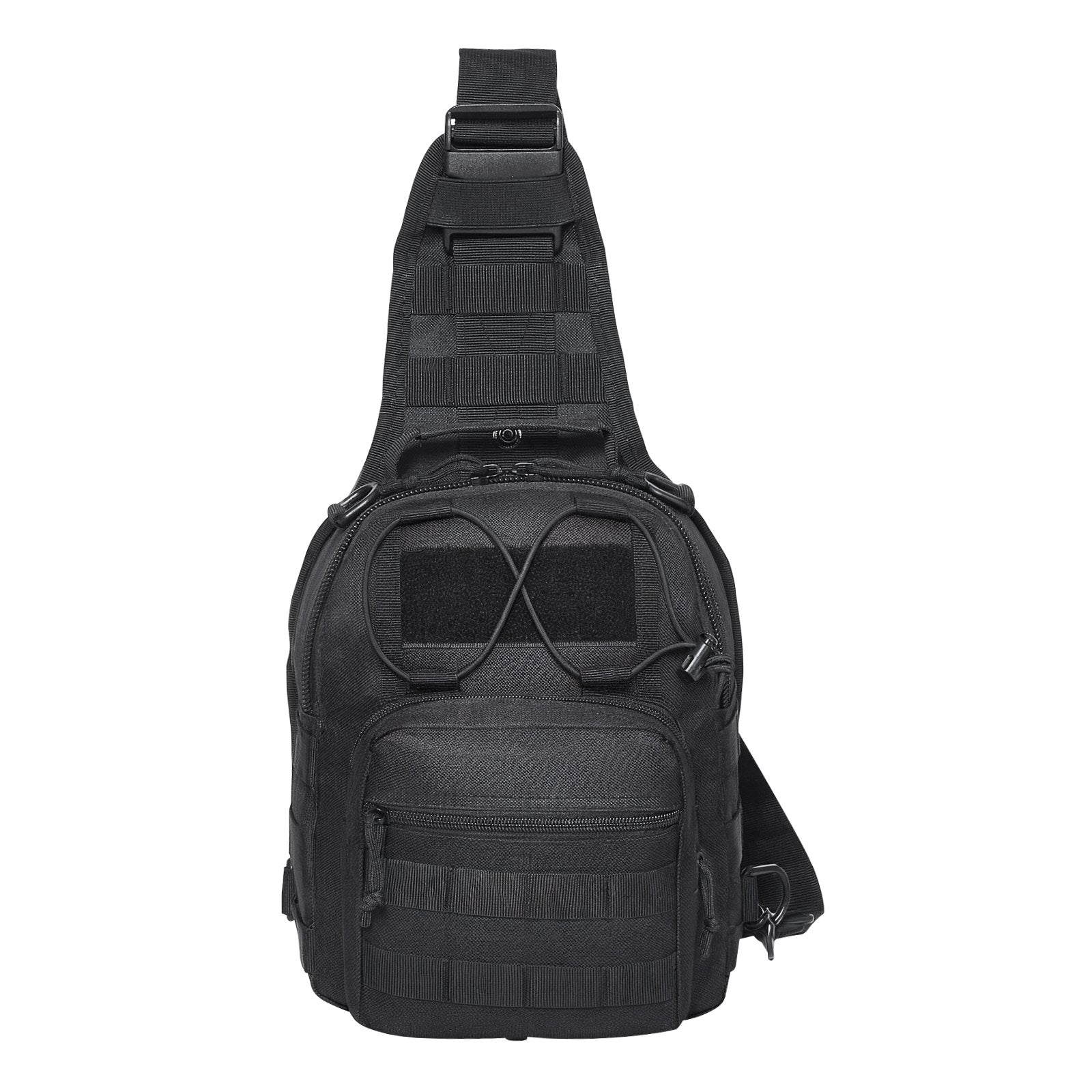 Suitcases: VEVOR Tactical Sling Bag 10L Military Rover Shoulder Sling Backpack Black
