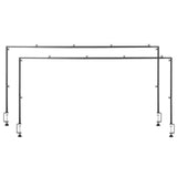 Bicycle Stands & Storage: VEVOR Over The Table Rod Stand with Clamps, 13"-42" Tall & 28"-98" Length Adjustable, 2 Packs Table Arch Stand, Tabletop Balloon Arch Frame for Wedding Birthday Party Christmas Decorations, Black