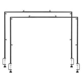 Bicycle Stands & Storage: VEVOR Over The Table Rod Stand with Clamps, 13"-42" Tall & 28"-98" Length Adjustable, 2 Packs Table Arch Stand, Tabletop Balloon Arch Frame for Wedding Birthday Party Christmas Decorations, Black