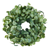 Garden Ornaments: VEVOR Artificial Decorative Wreath 66.04 cm Green Eucalyptus Leaves Year Round