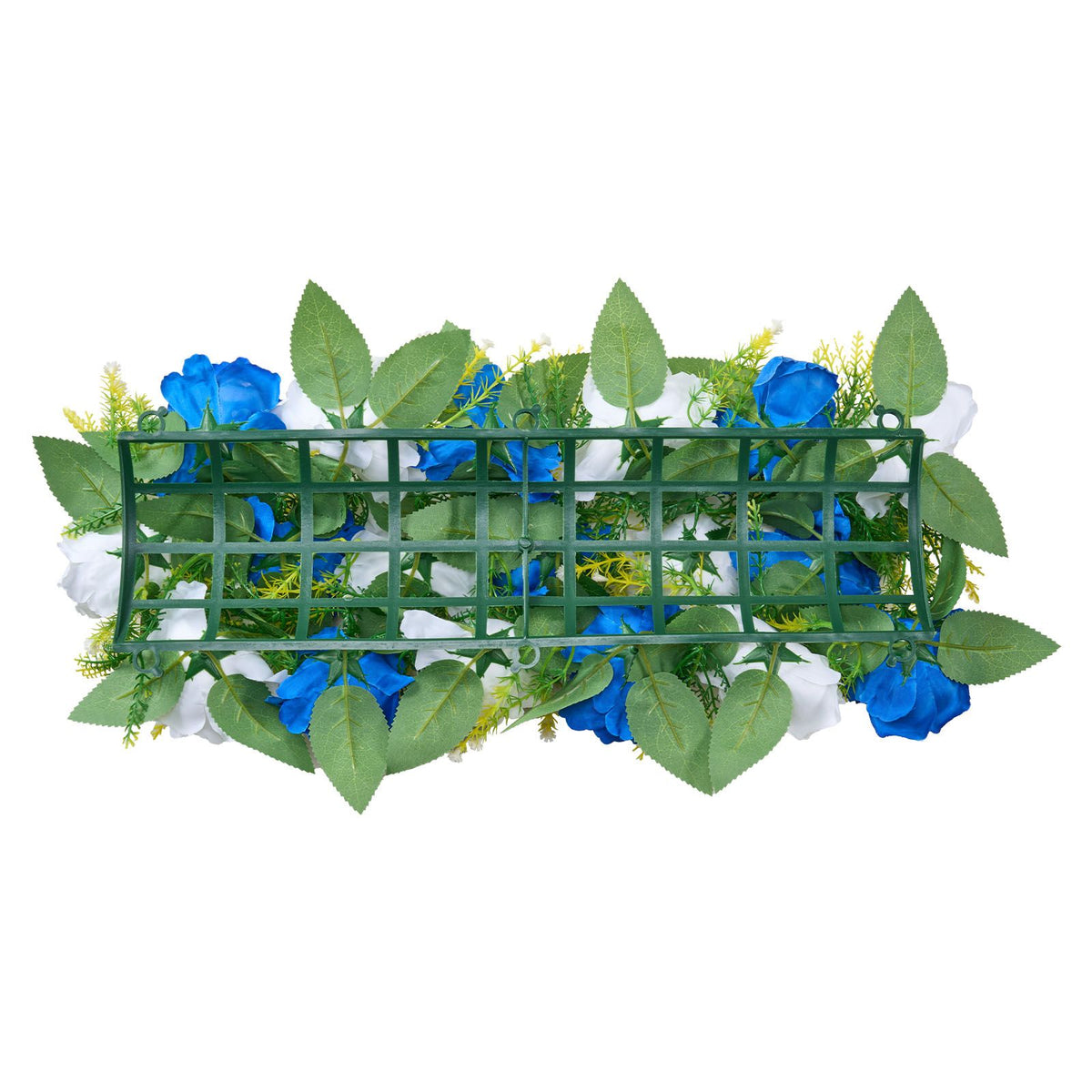 Flower Ball Arrangement Bouquet 10 PCS, 500 x 220 mm Artificial Flower Balls Wedding Table Centerpieces, Faux Rose Arrangements for Wedding Centerpiece Home Decoration, Blue and White Roses