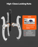 Automotive Repair & Speciality Tools: VEVOR Gear Puller Set, 76.2 mm/101.6 mm/152.4 mm/203.2 mm 3 Jaw Bearing Puller with Reversible Jaws, 2 Jaw/3 Jaw Pulley Puller, 4 PCS Bearing Puller Tool Kit for Pulley Gear Bearing Flywheel Removal